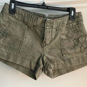 Olive Green Women's Shorts